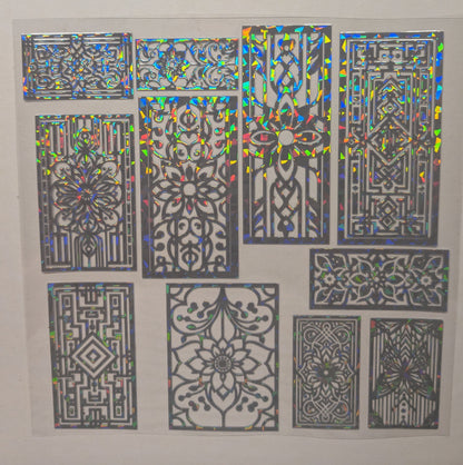 #120 Metallic Decorative Panels 6 colors