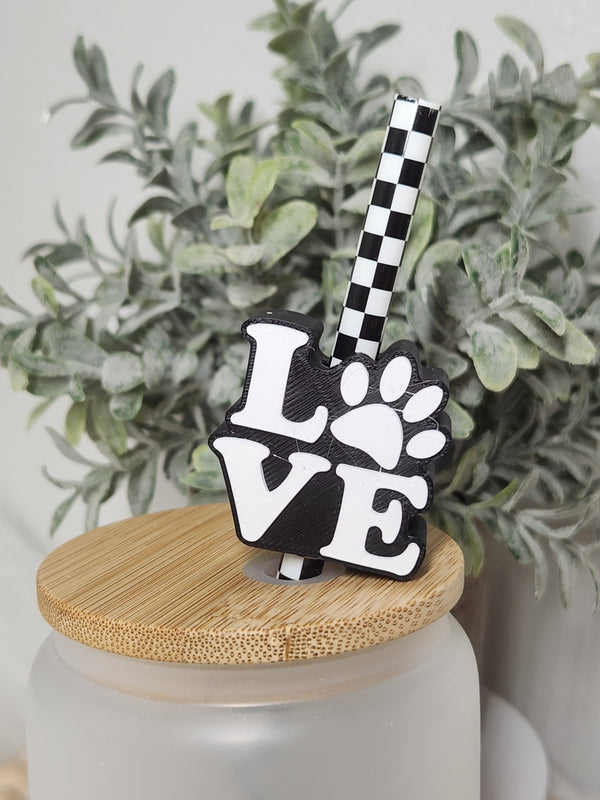 Love Pets - Straw topper (In Color)