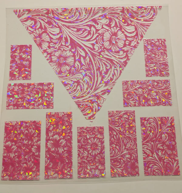 #63 Tooled Vsplit Shattered- available in Pink, Purple, black , teal , and white