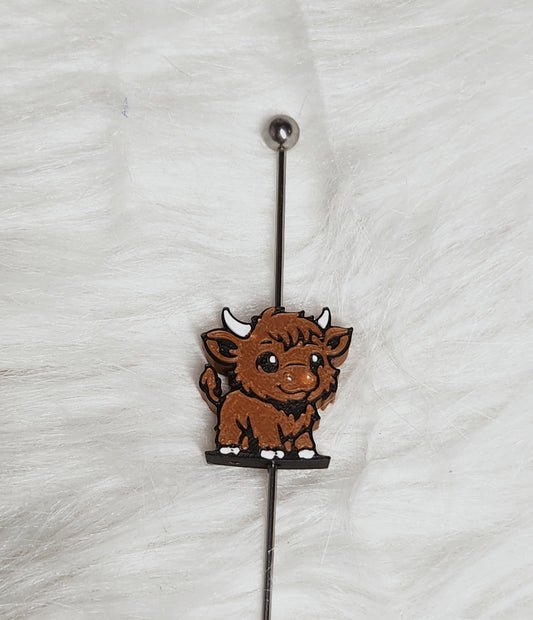 Baby Highland Cow - Focal Bead