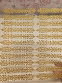 #1 Metallic UV DTF- Scrolls- available in Gold and Silver