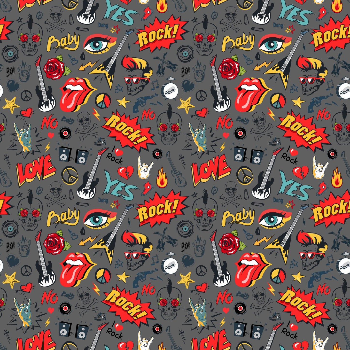 Rock It Baby - Adhesive Vinyl Sheets