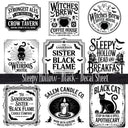 Sleepy Hollow Black UV DTF Decal Sheet