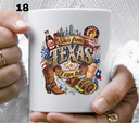 She's from Texas i can tell- UV DTF Decal (27 variants)