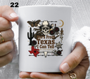 She's from Texas i can tell- UV DTF Decal (27 variants)