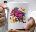 She's from Texas i can tell- UV DTF Decal (27 variants)