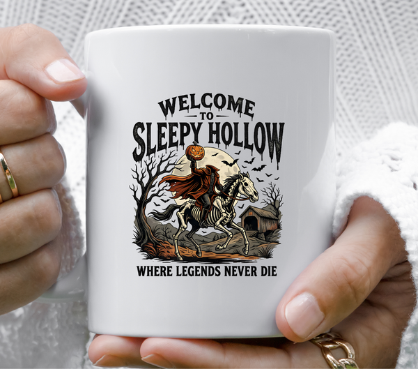 Sleepy Hollow where legend never die- UV DTF Decal