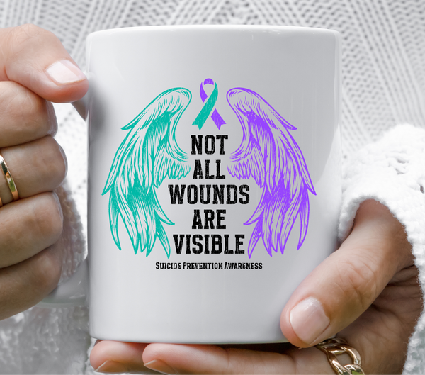 Not all wounds are Visible - UV DTF Decal
