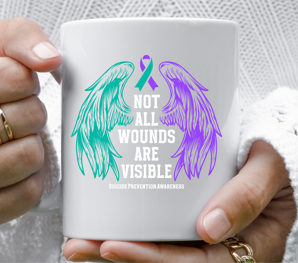 Not all wounds are Visible - UV DTF Decal