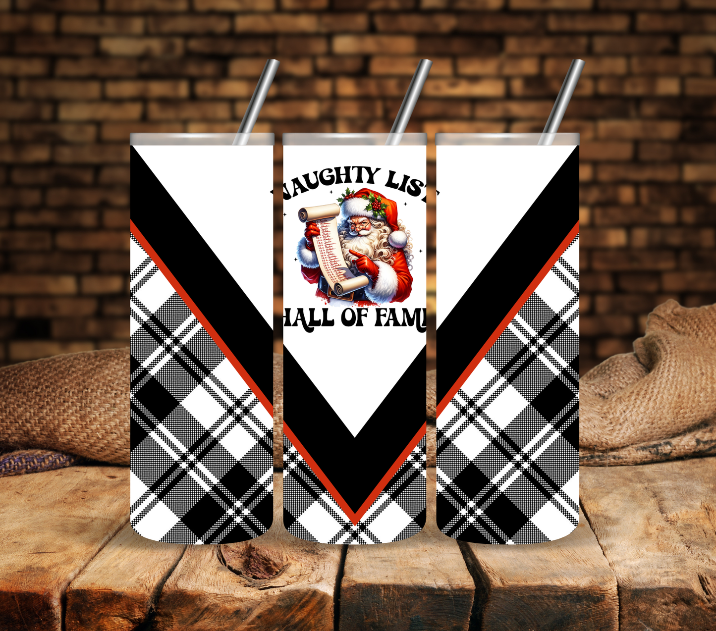 Naughty List Hall of Fame V-Split - Adhesive Vinyl Wrap