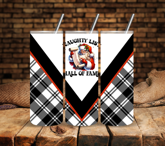 Naughty List Hall of Fame V-Split - Adhesive Vinyl Wrap