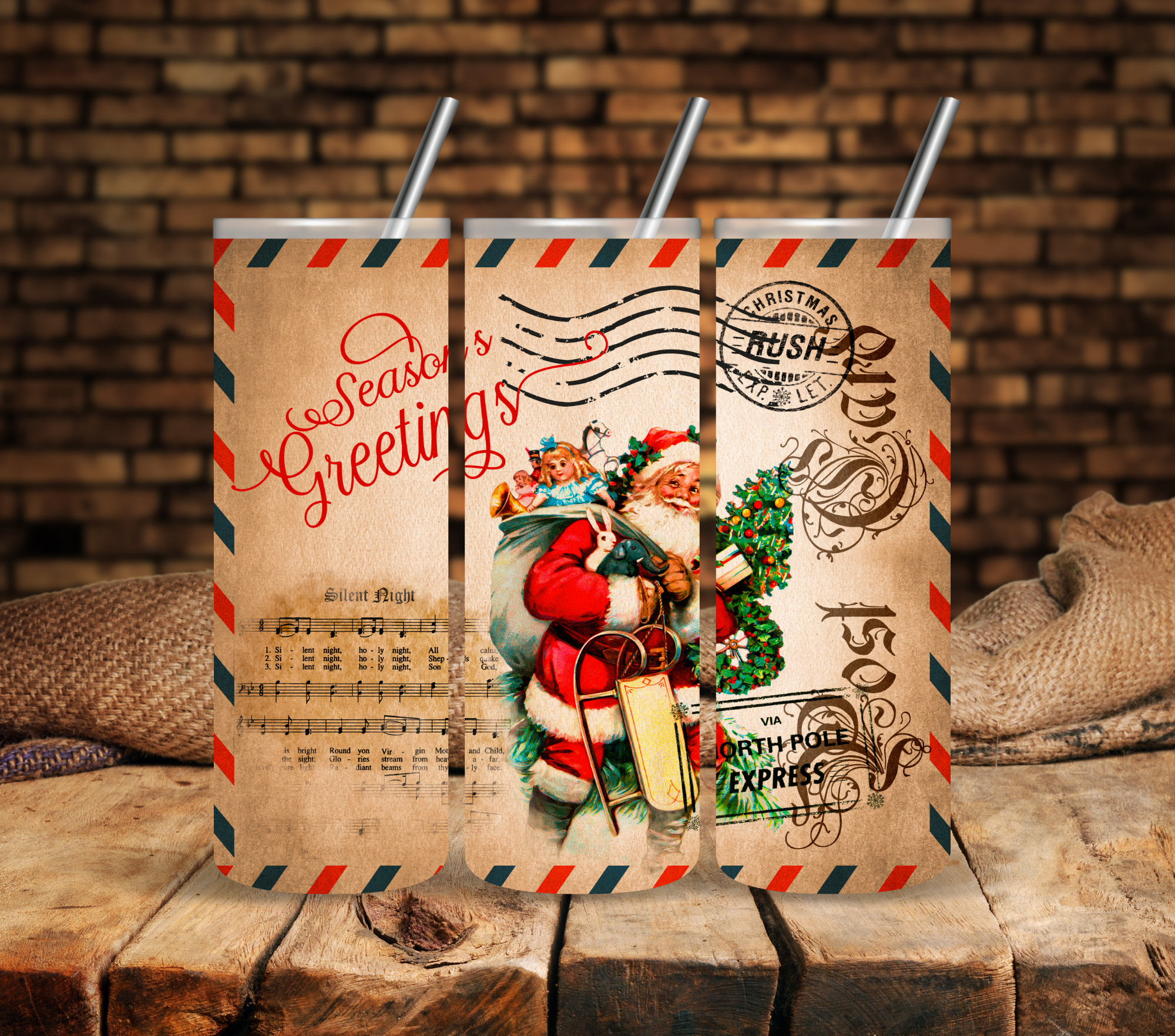 North Pole Mail - Adhesive Vinyl Wrap – 3D Undercover