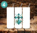 Turquoise Western - UV DTF Decal