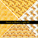 Sweet as Honey precut VSplits -12x12 vinyl sheet (2 Variants)