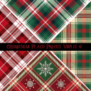 Christmas Plaid precut VSplits -12x12 viny (3 Variants)