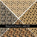 Detective precut VSplits -12x12 vinyl sheet (2 Variants)
